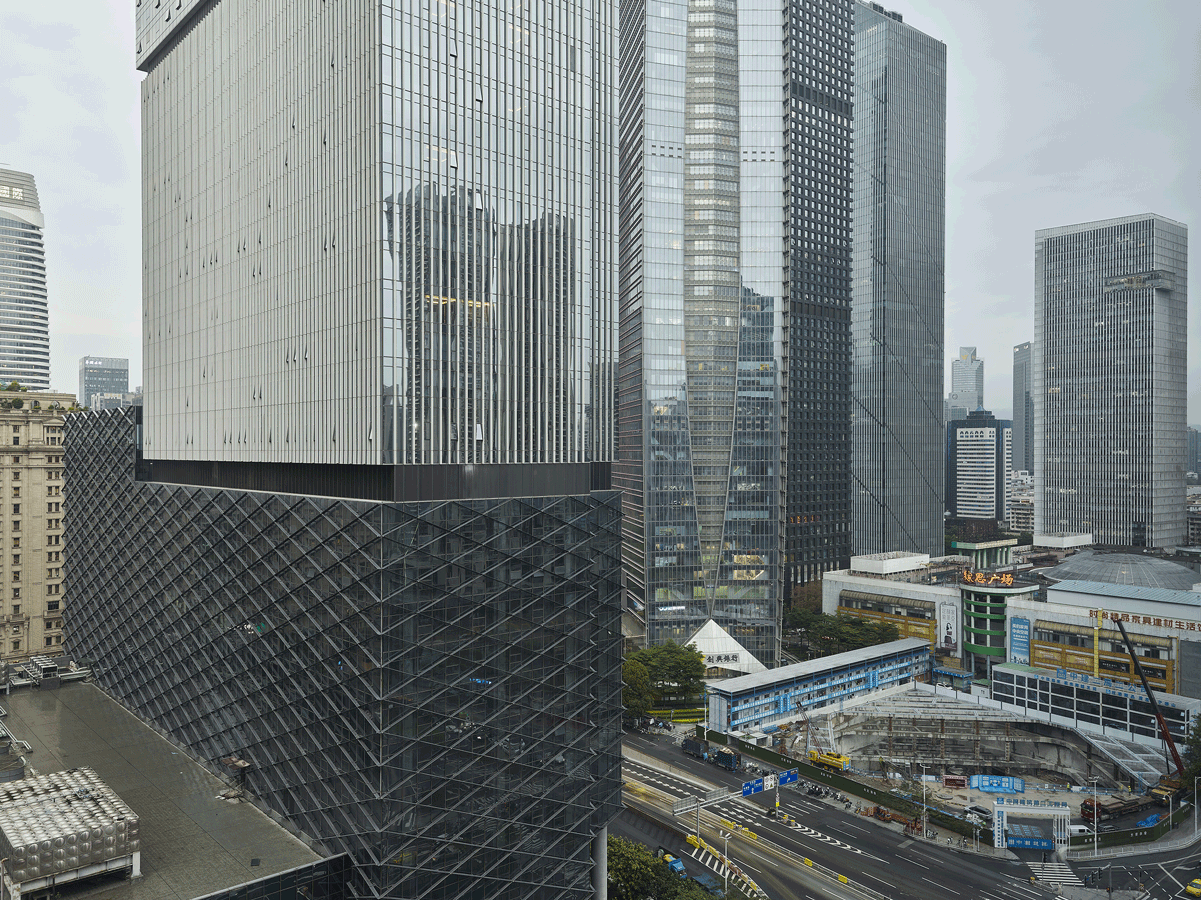 Guangzhou, seen from Room 1404 at the W Hotel