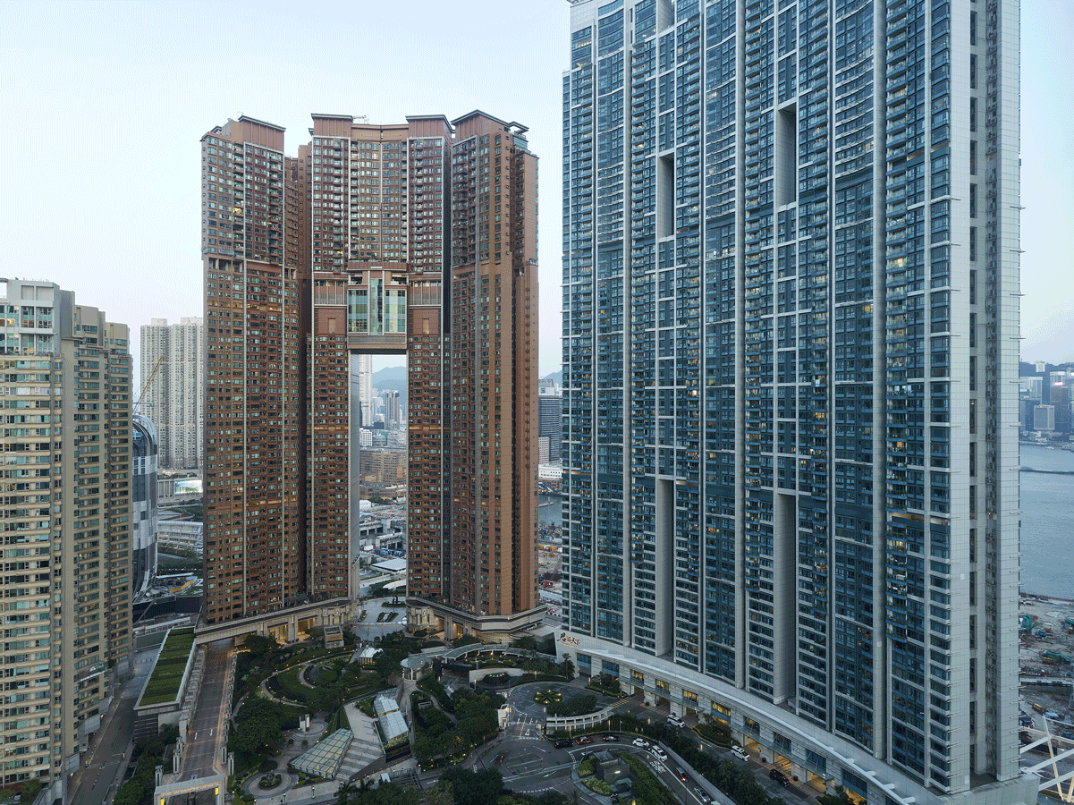 Hong Kong, seen from Room 3220 at the W Hotel