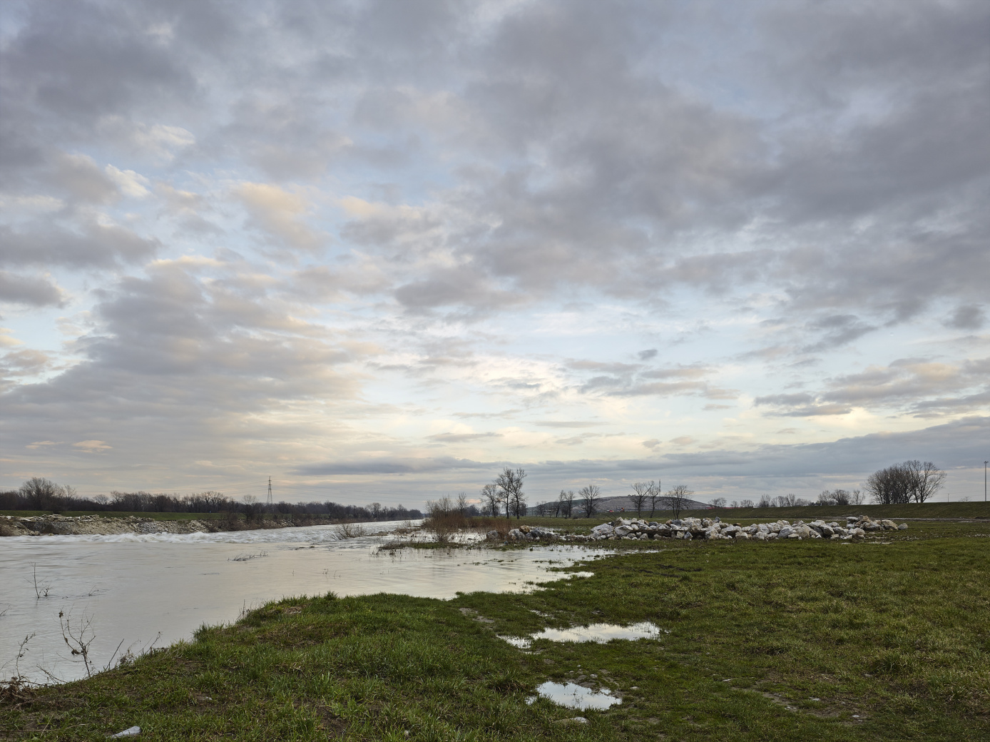 Sava with Jakuševac in the background