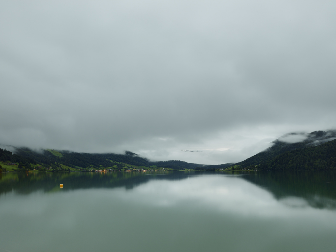 Ägerisee with Morgarten